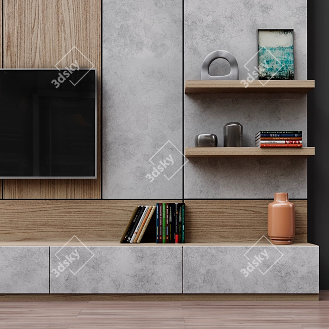 Zona 16 TV Stand 3D model image 3