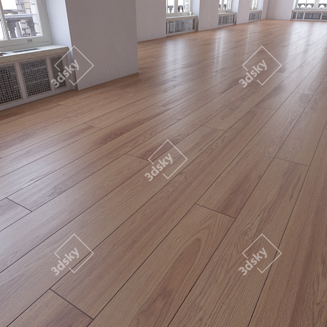 Versatile Laminate Flooring Kit 3D model image 1