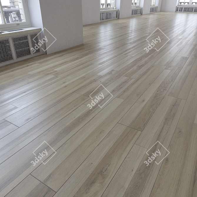 Versatile Laminate Flooring Kit 3D model image 1