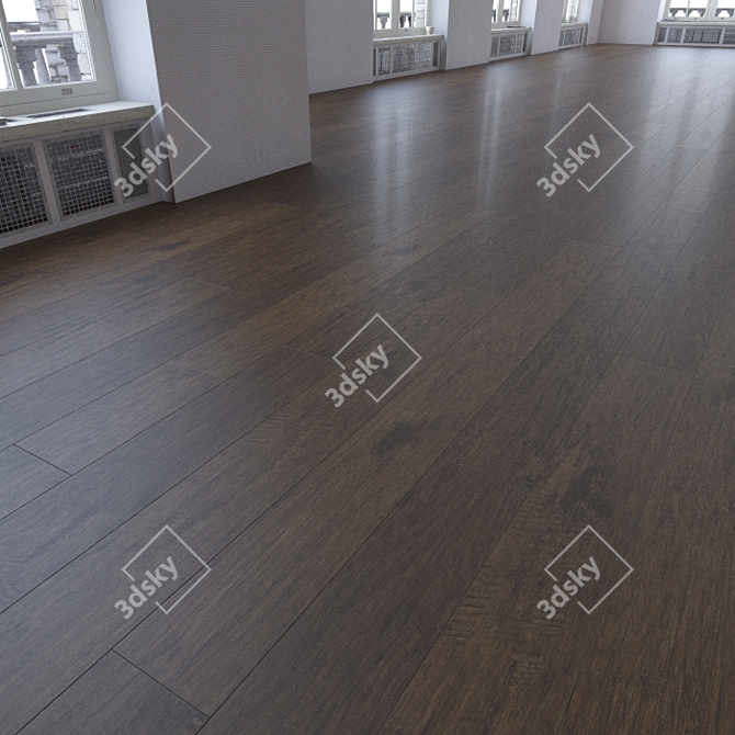 Title: Versatile Wood Laminate Flooring 3D model image 1