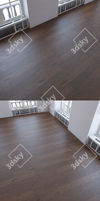 Title: Versatile Wood Laminate Flooring 3D model image 3