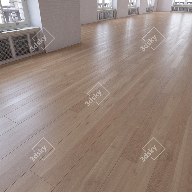 Versatile Laminate Flooring Set 3D model image 1