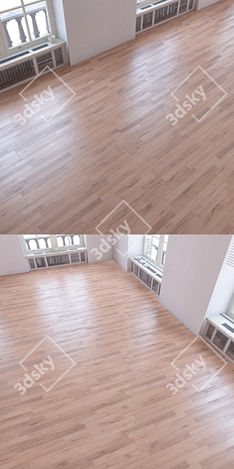 Versatile Laminate Floor Set 3D model image 3