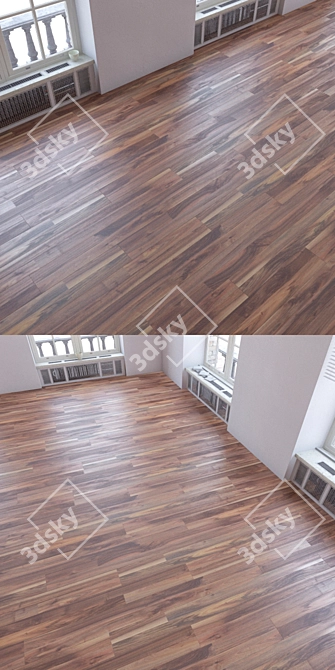 Title: Realistic Laminate Flooring Set 3D model image 3