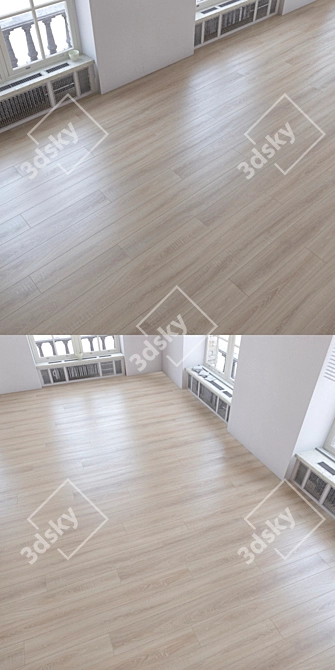 Realistic Laminate Flooring Kit 3D model image 3