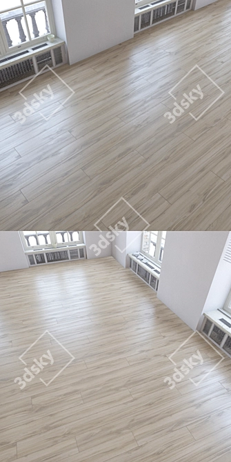 Realistic Laminate Flooring Kit 3D model image 3