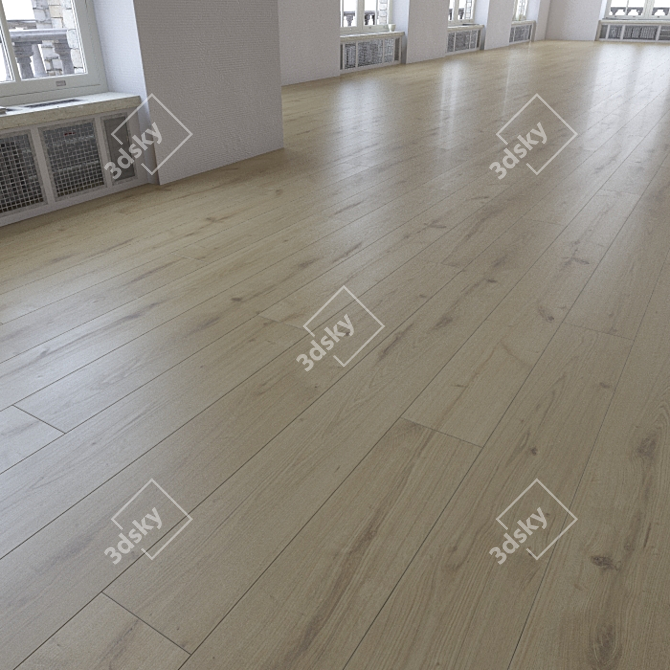 Authentic Wood Grain Laminate 3D model image 1