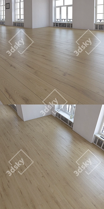 Authentic Wood Grain Laminate 3D model image 2