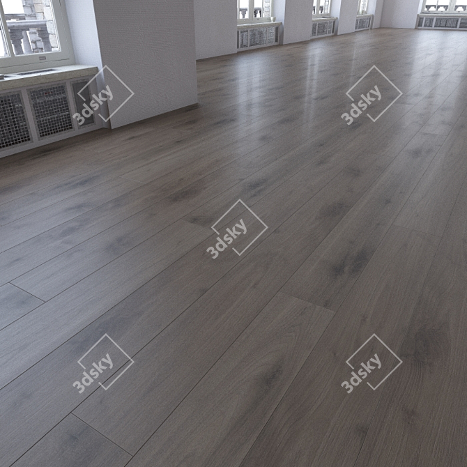 Versatile Laminate Flooring Kit 3D model image 1