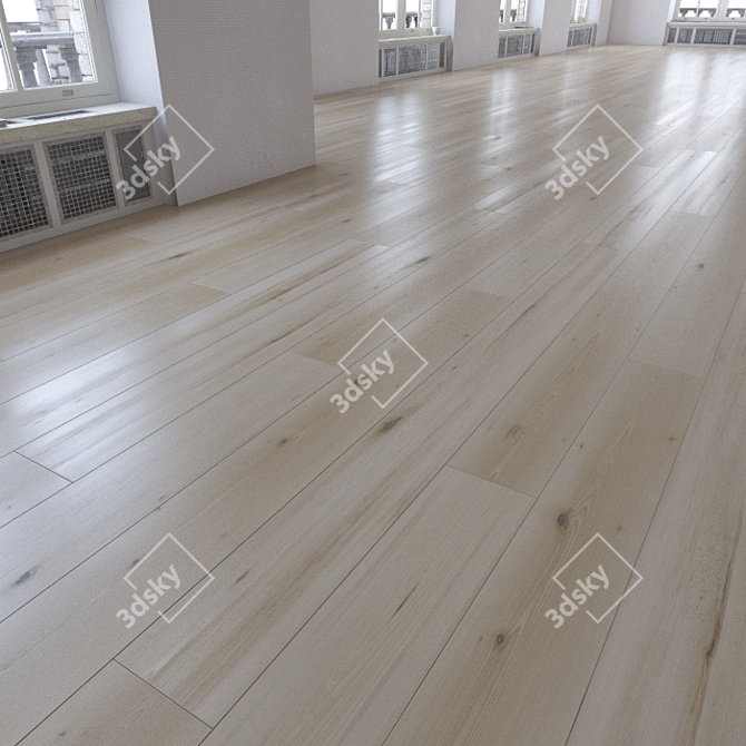 Versatile Laminate Flooring Set 3D model image 1