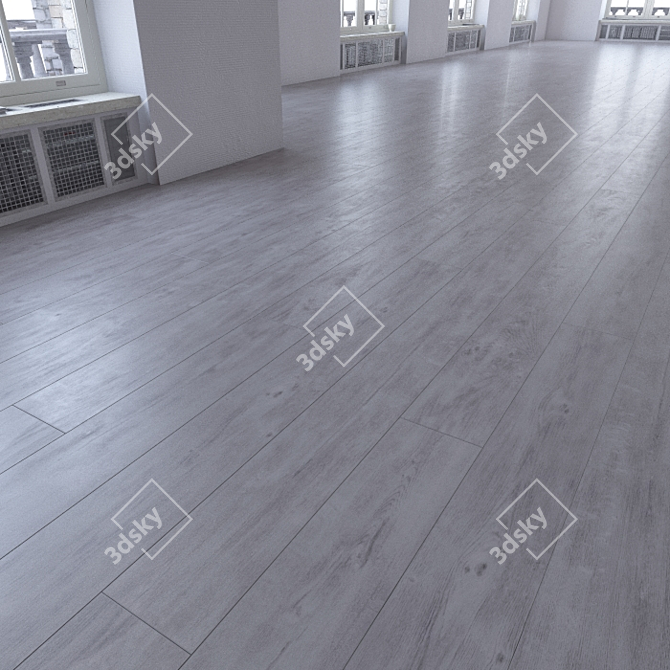 Versatile Laminate Flooring Kit 3D model image 1