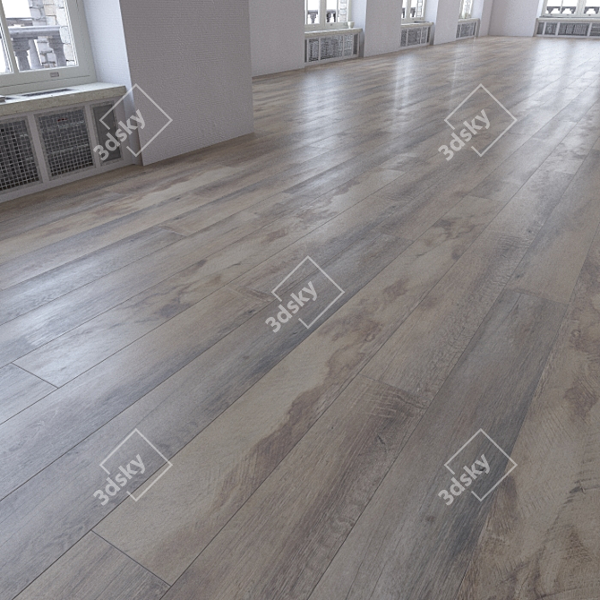 Versatile Laminate Flooring Kit 3D model image 1