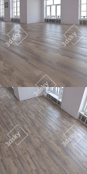 Versatile Laminate Flooring Kit 3D model image 2