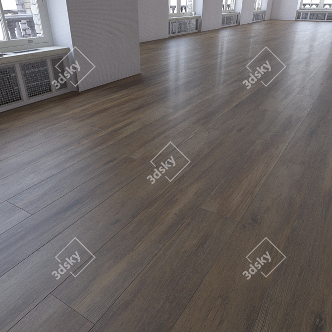 Premium Laminate Flooring Kit 3D model image 1