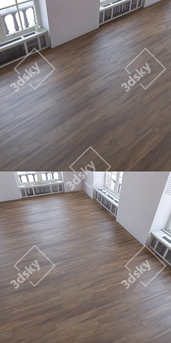 Premium Laminate Flooring Kit 3D model image 3