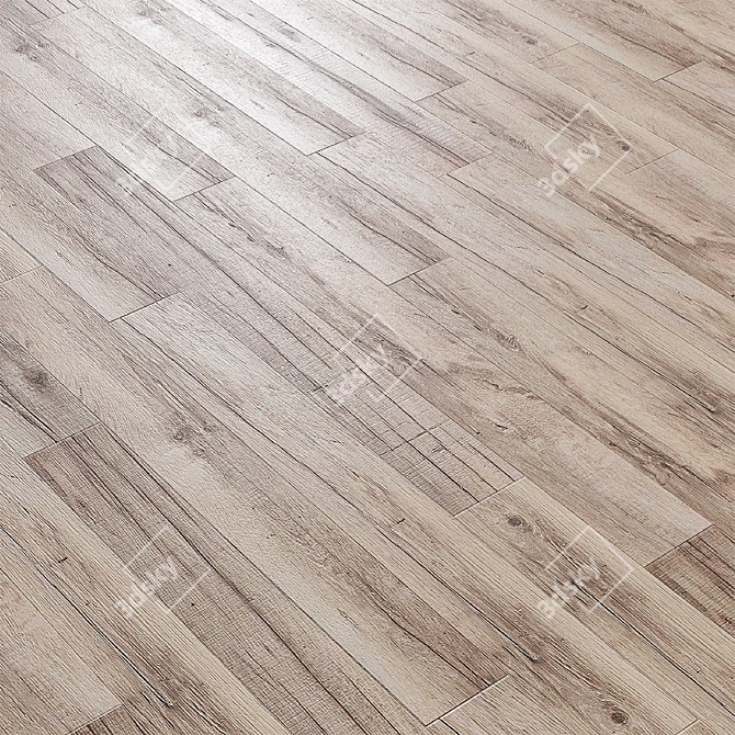 Seamless Oak Modena Laminate 3D model image 1