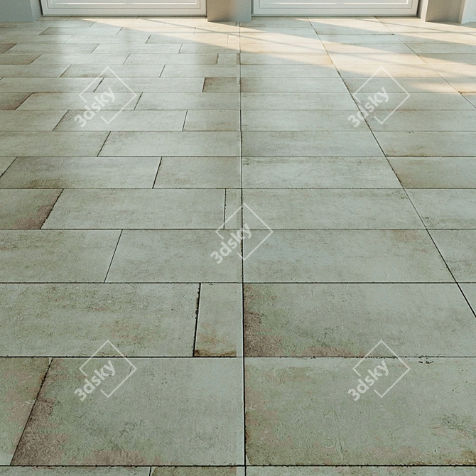 Versatile Porcelain Stoneware Tile 3D model image 1