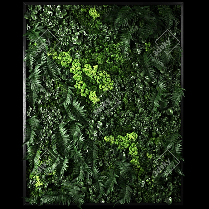 Fytowall 2: LED Backlit Vertical Garden 3D model image 1