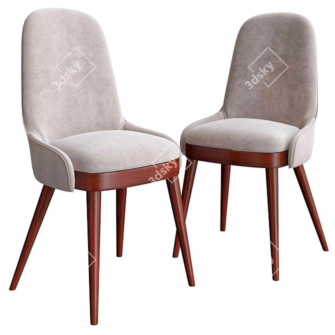 Eleganza Hudson Chair 3D model image 1