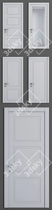 Neo-Classic Door Collection 3D model image 2