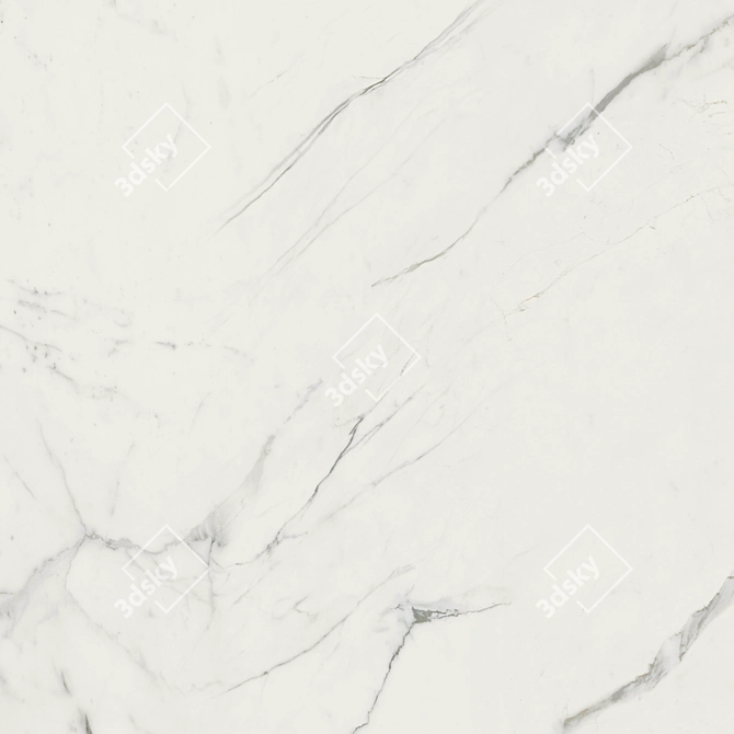 Elegant Marble Floor Tiles 3D model image 3