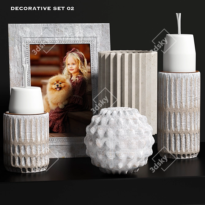 3D Max Décor Set: Compatible with 2012-2018 3D model image 1