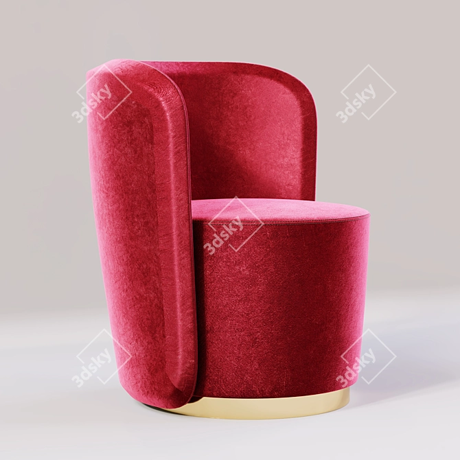 Cozy Comfort Armchair 3D model image 1