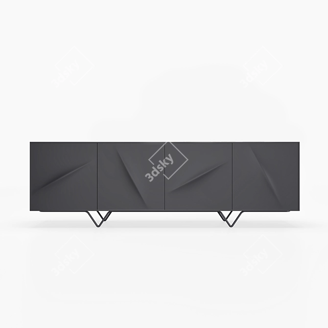 Elegant Mobenia Sydney Sideboard 3D model image 1