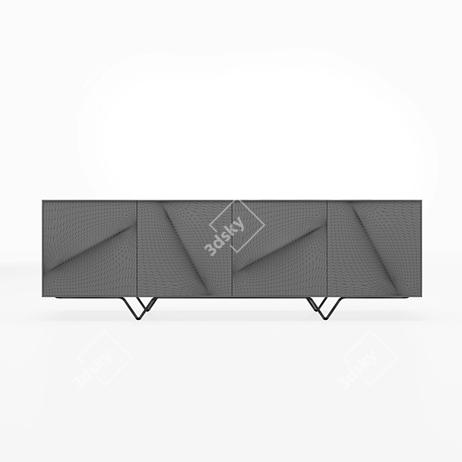 Elegant Mobenia Sydney Sideboard 3D model image 2