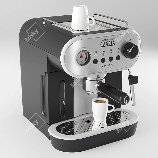 Gaggia DeLuxe Espresso Maker 3D model image 1