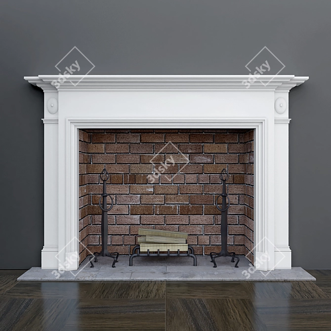 CozyFireplace 2.0 3D model image 1