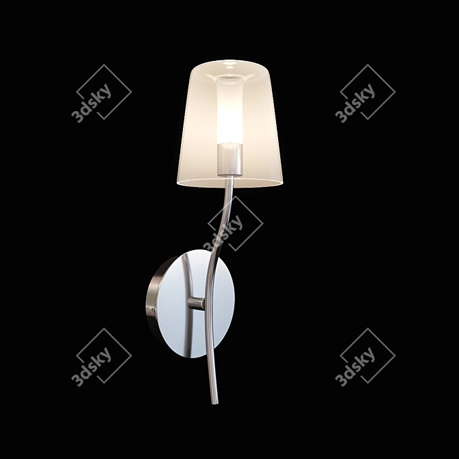 Eglo 83128 Chrome Pendant Light 3D model image 1