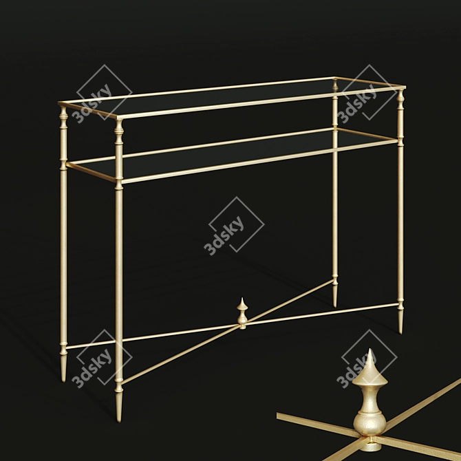 UTTERMOST Matthew Williams Console 3D model image 1