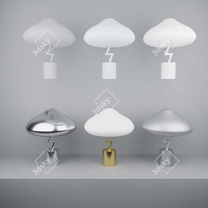 Minimalistic Personal Table Lamp 3D model image 1