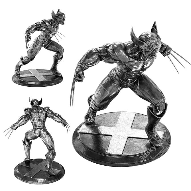 Mighty Wolverine Duel Pack 3D model image 1