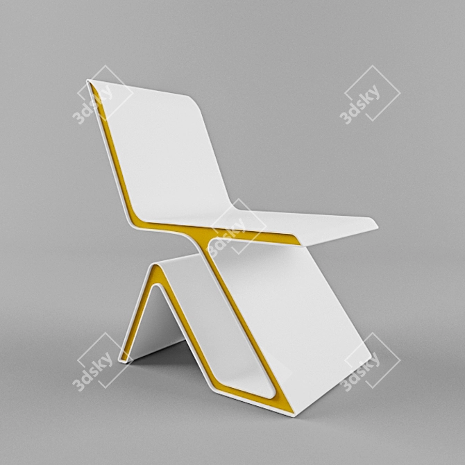 Elegant Shiven 2 Chair by Varsa 3D model image 1