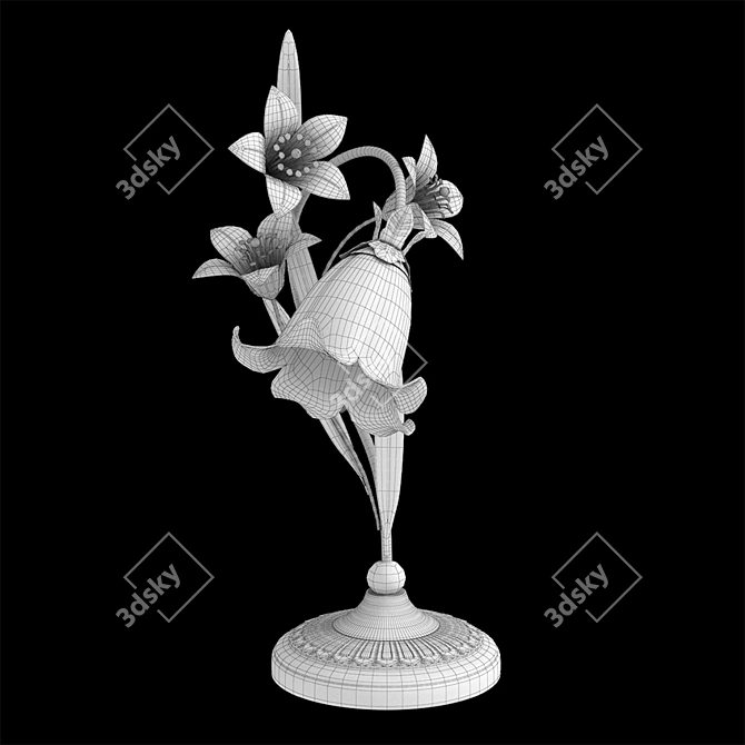 Title: Exquisite Decor Table Lamp 3D model image 3