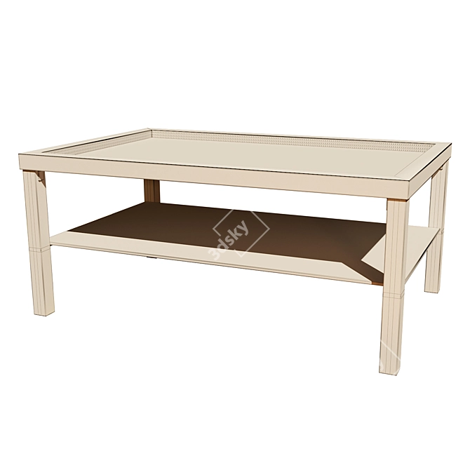 Sleek Designer Coffee Table 3D model image 2