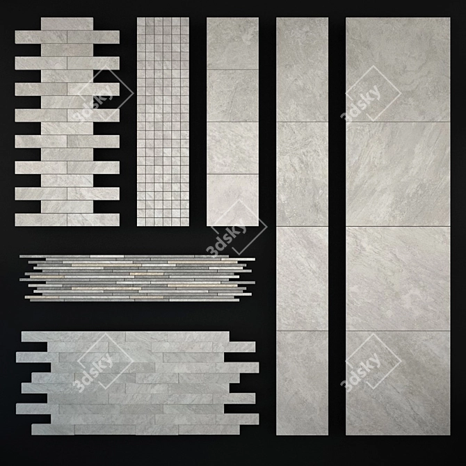 Climb Ice: Elegant Tiles & Mosaics 3D model image 2