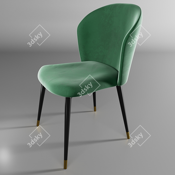 Volante Dining Chair: Versatile and Stylish 3D model image 1