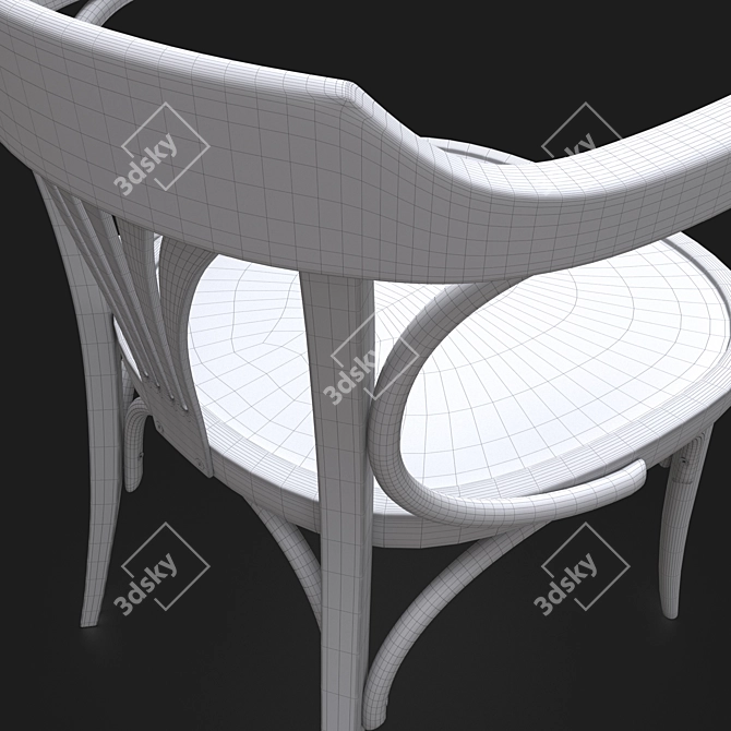 Classic Thonet Chair | Elegant Design 3D model image 3