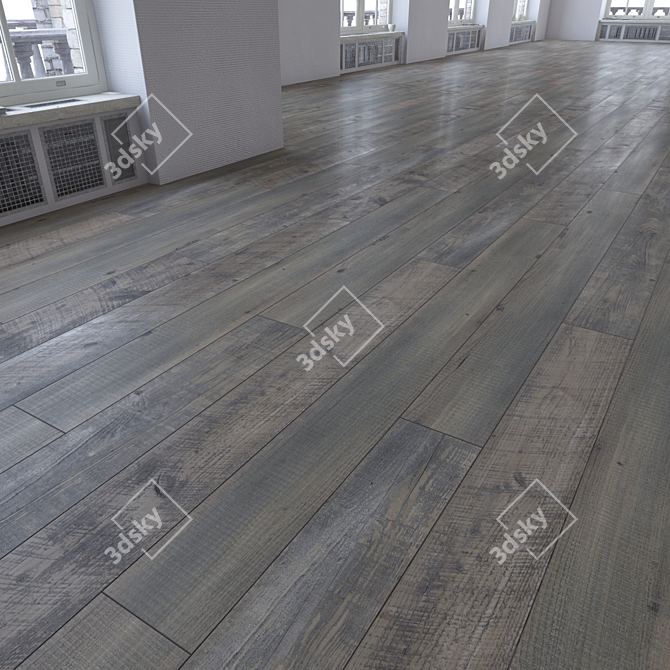 Versatile Laminate Flooring Set 3D model image 2