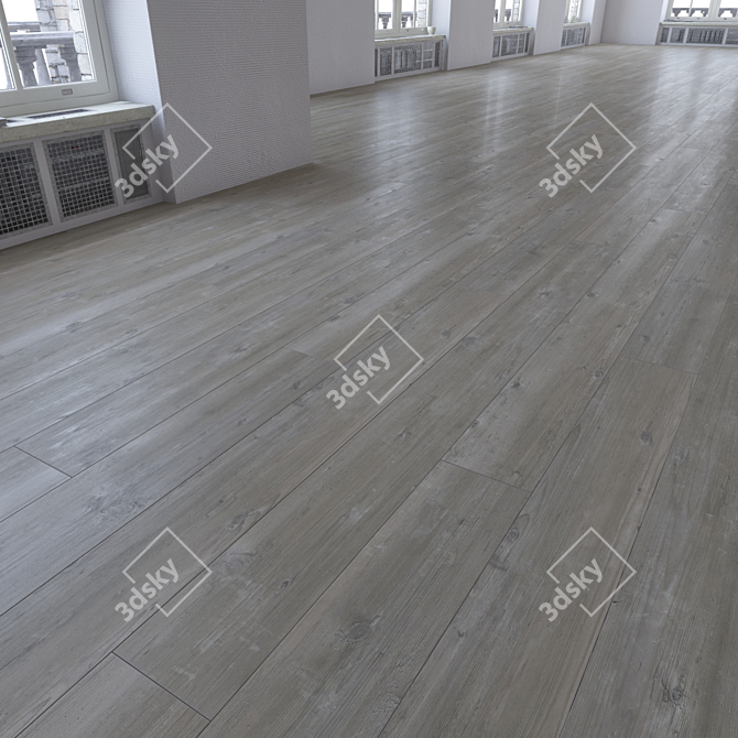 Versatile Laminate Flooring Set 3D model image 3