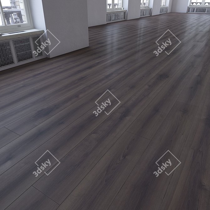 Versatile Laminate Floor Texture Set 3D model image 3