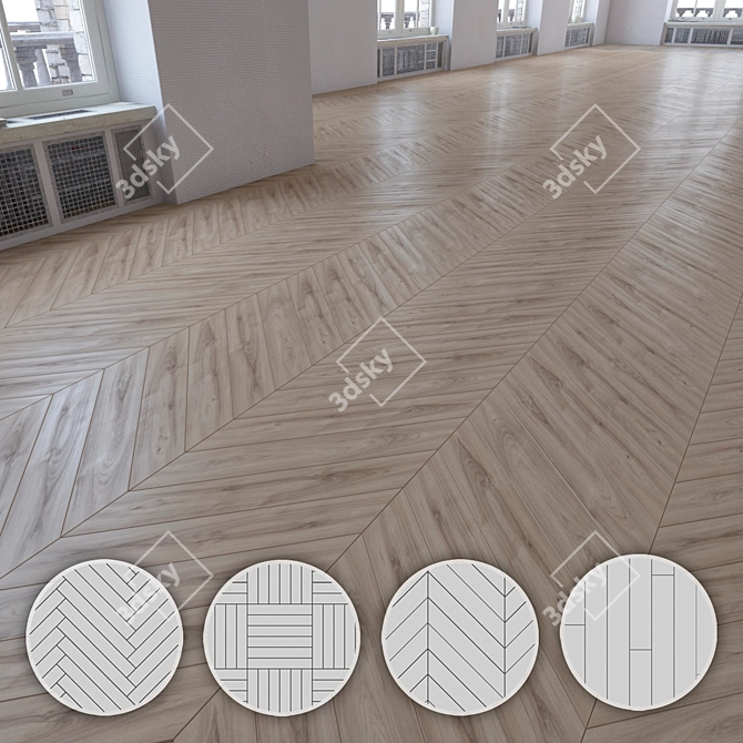 VersaLam Elm Laminate Flooring 3D model image 1