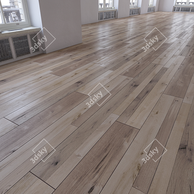 Versatile Laminate Flooring Set 3D model image 3