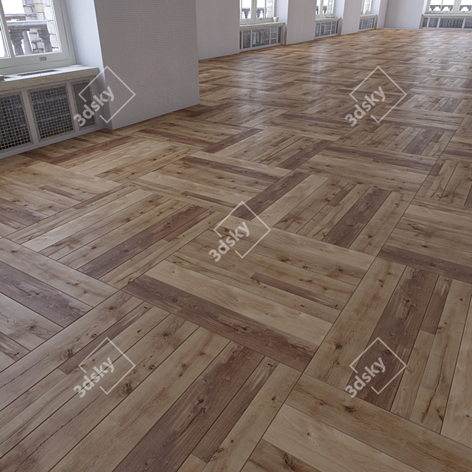 Versatile Laminate Flooring Kit 3D model image 2