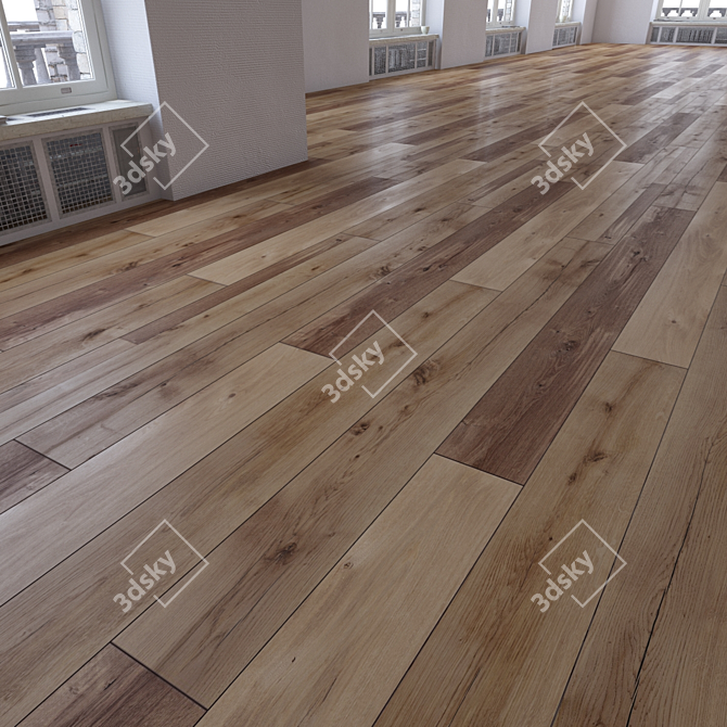 Versatile Laminate Flooring Kit 3D model image 3