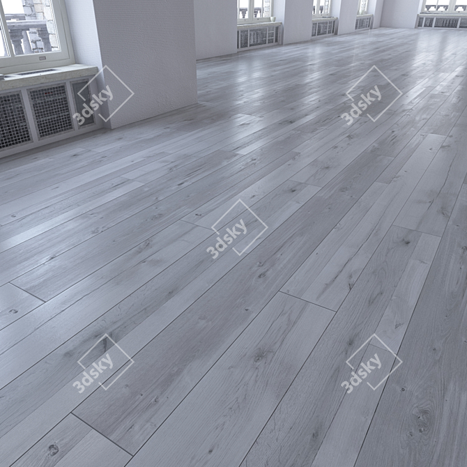 Title: Versatile Wood Floor Textures 3D model image 3