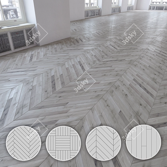  Versatile Laminate Flooring Set 3D model image 1